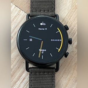 Skagen Falster Gen 2 Smartwatch Wear OS by Google Green Canvas Strap 3ATM